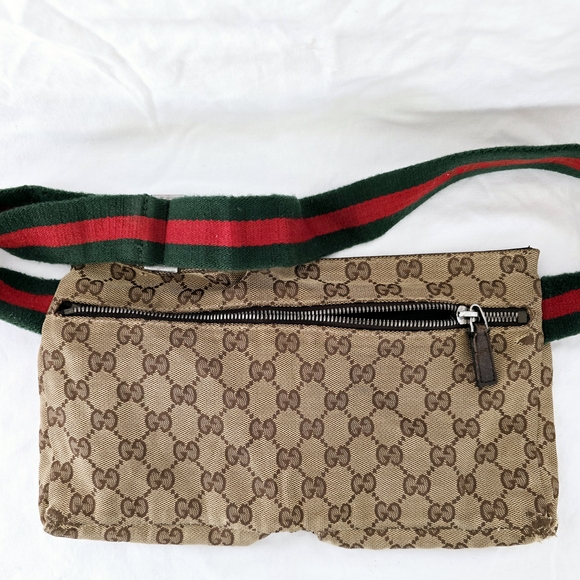 Gucci Brown Monogram Belt Bag